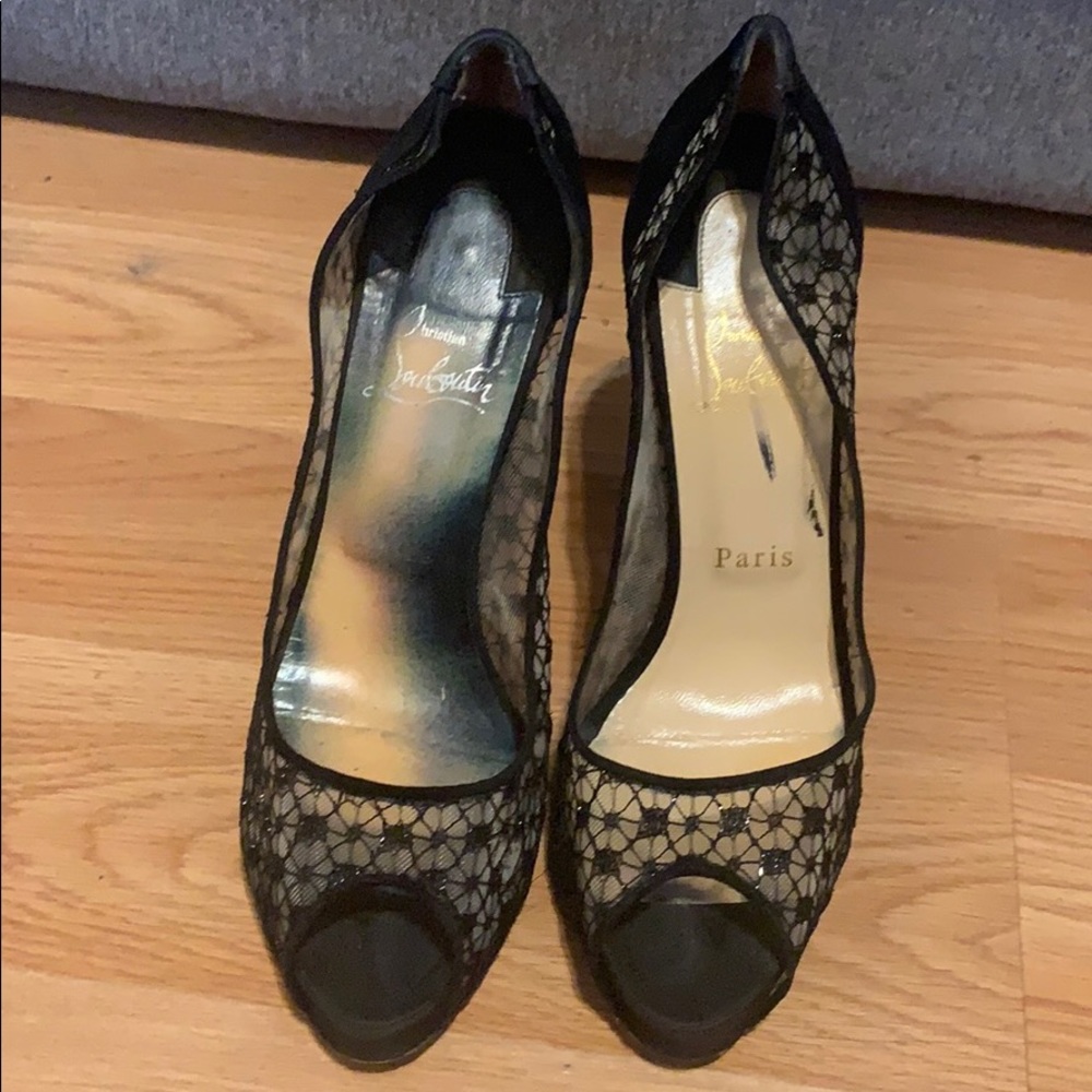 Black Lacey Christian louboutin heels